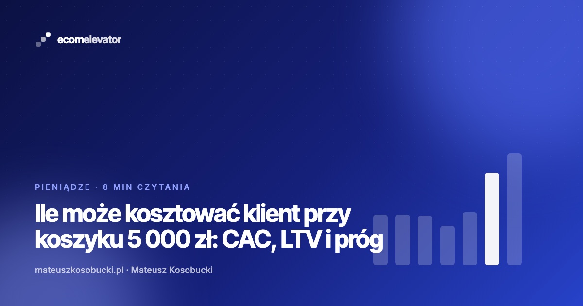Kalkulator na biurku obok katalogu mebli: liczenie kosztu pozyskania klienta w sklepie z wysokim koszykiem