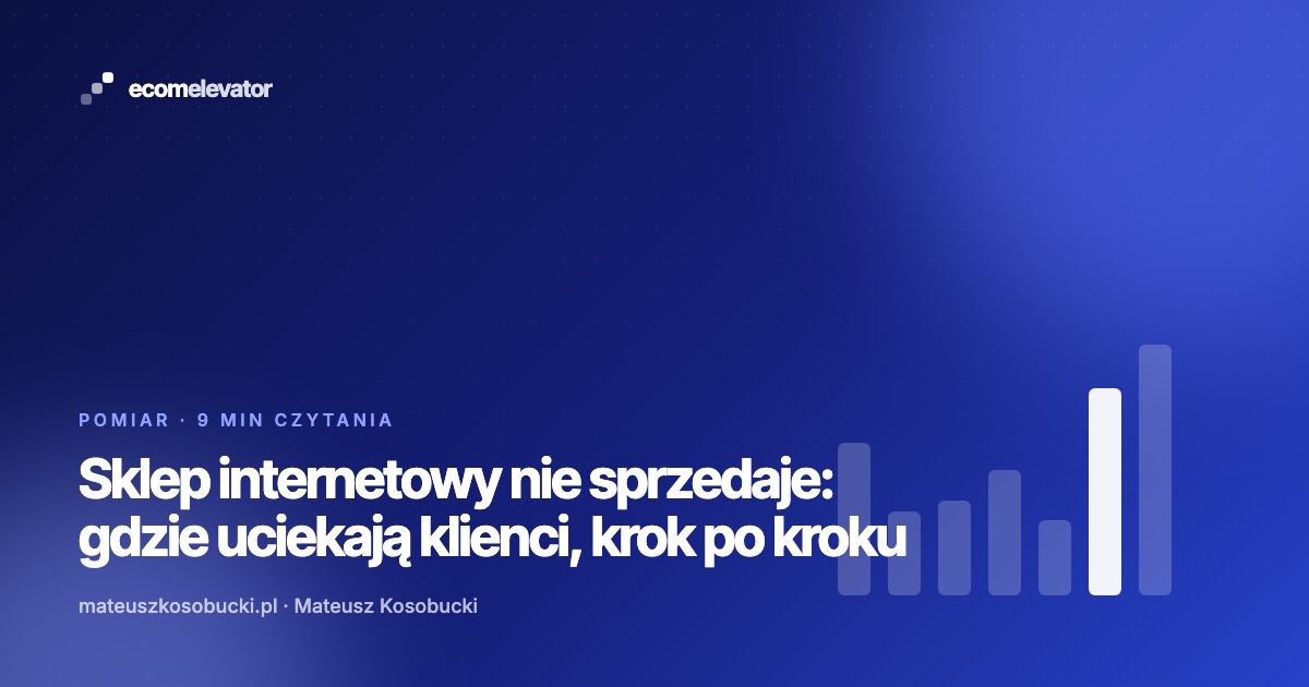 Lejek sprzedażowy sklepu internetowego: od sesji do zamówienia